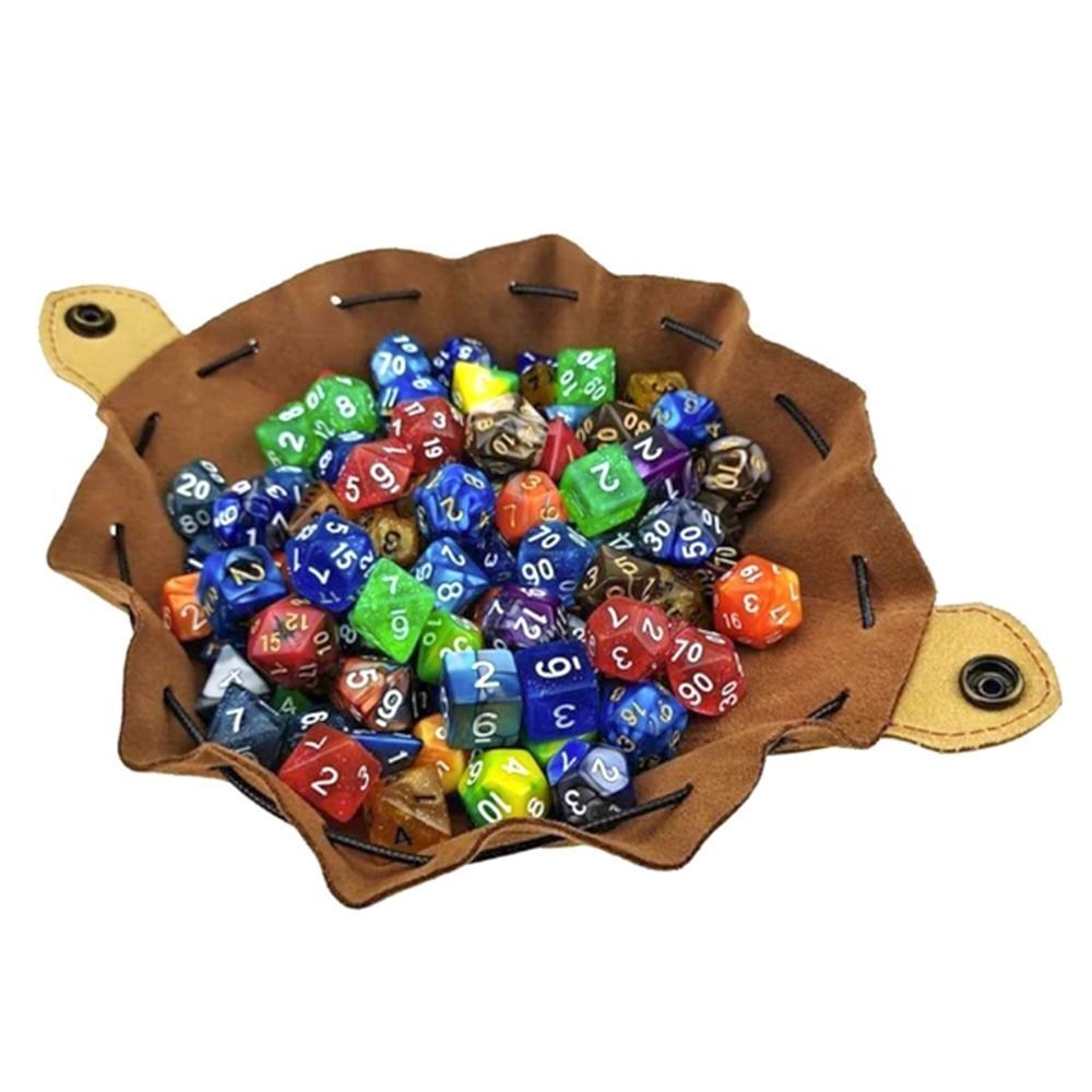 Leather Dice Bag (Give away a random dice set)