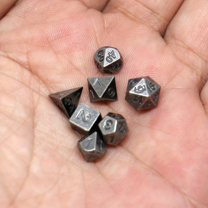 FREE Today: Metal Mini Archaized Board Game Dice Set  (Give away a random dice set)