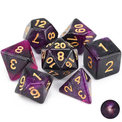 FREE Today: Galaxy Style DND Dice Set