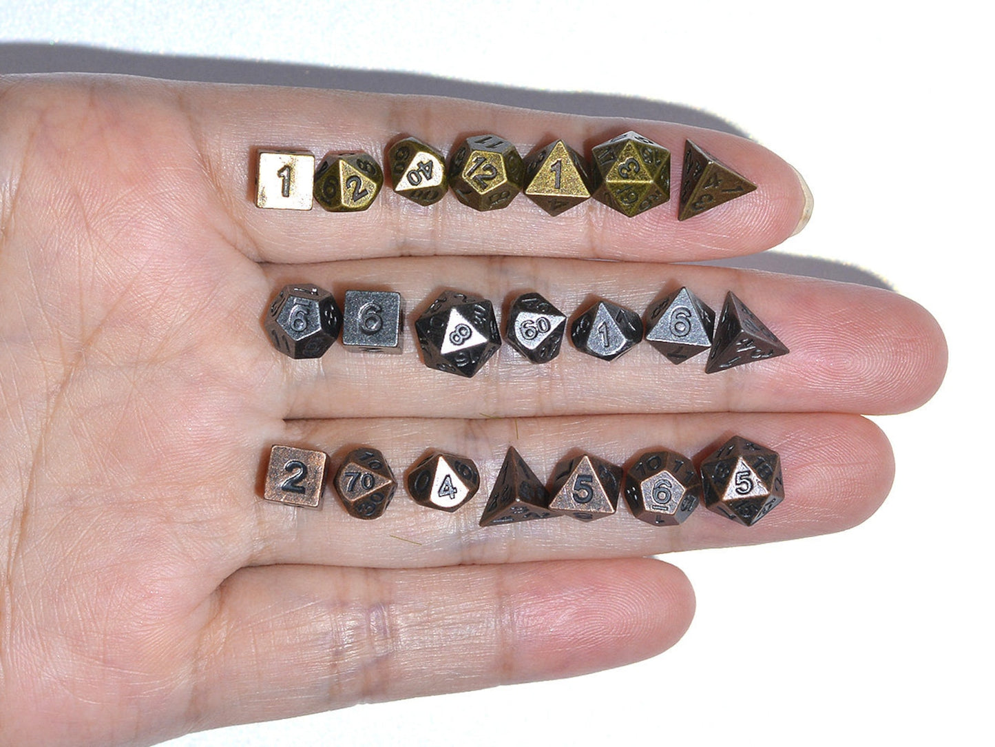 FREE Today: Metal Mini Archaized Board Game Dice Set  (Give away a random dice set)