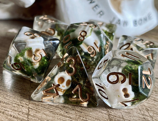 FREE Today: Undead Skull Dice Set (Give away a random dice set)