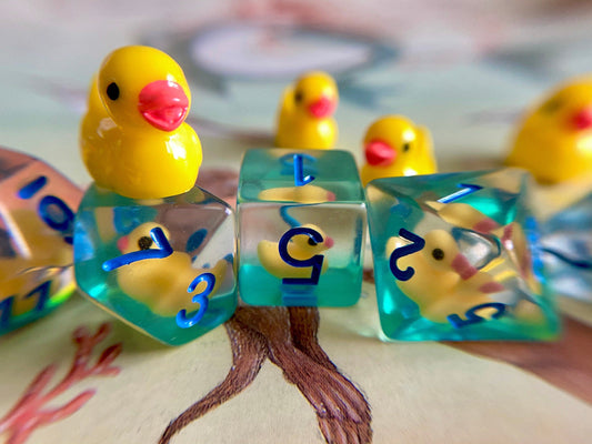 FREE Today: Duck Dice Set (Give away a random dice set)